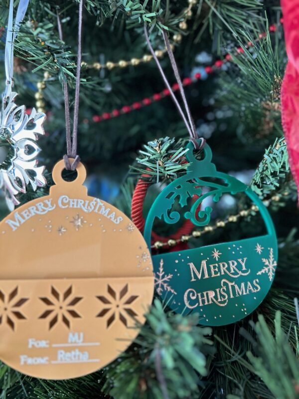 Gift Card Ornaments